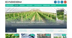 Desktop Screenshot of cadcom.com.tr